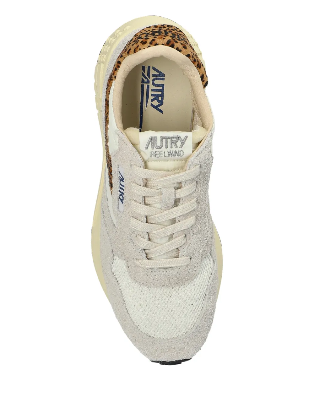 Autry Reelwind sneakers met luipaardprint Grijs