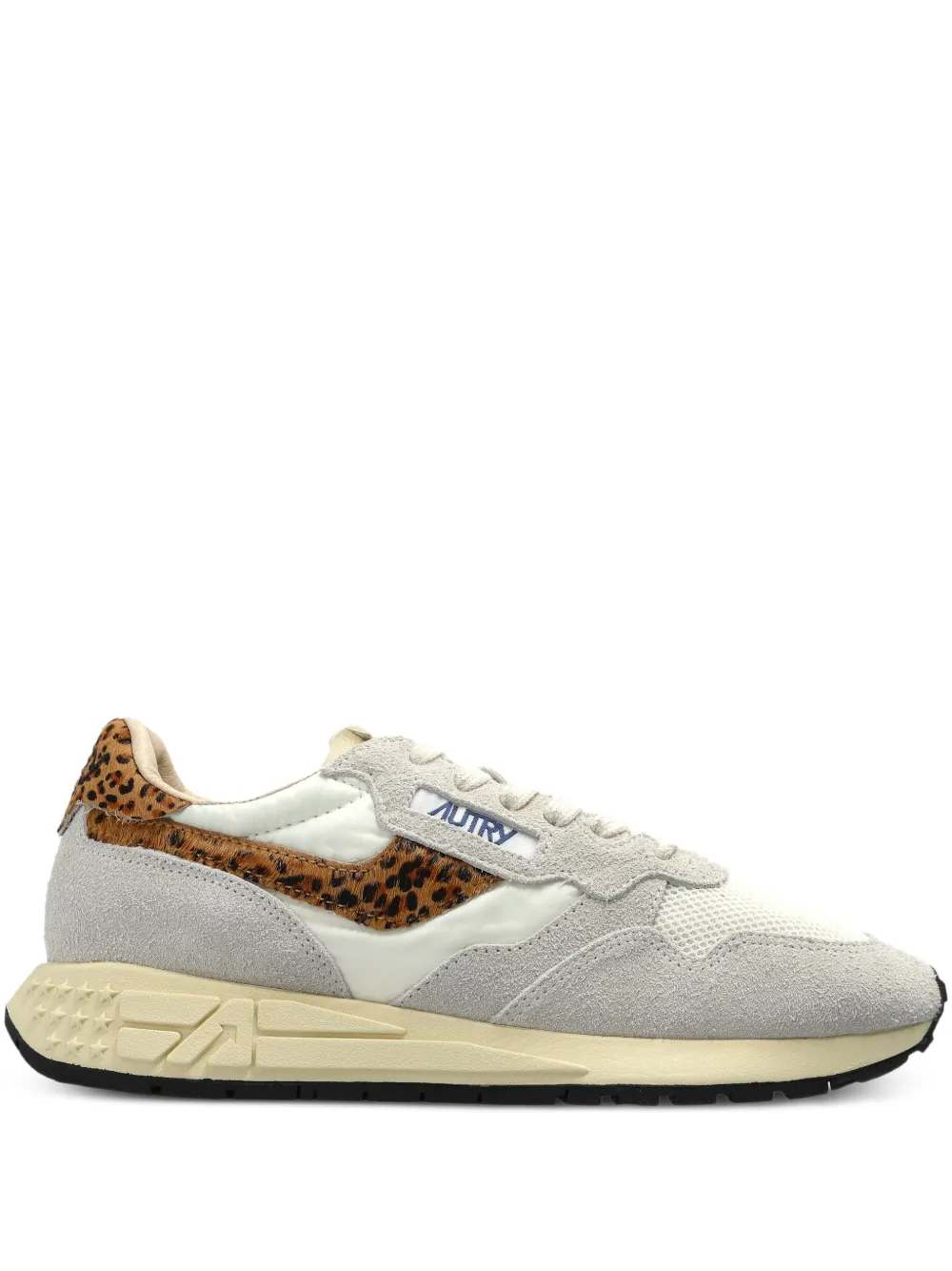 Autry Reelwind leopard-print sneakers | Grey | Image 1
