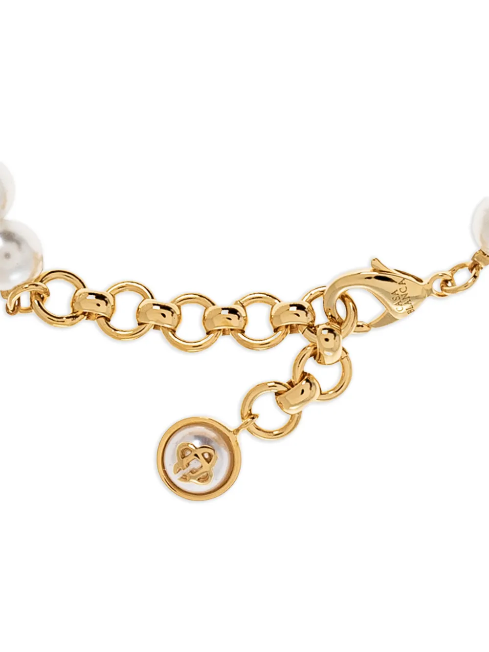 strawberry charm beaded bracelet