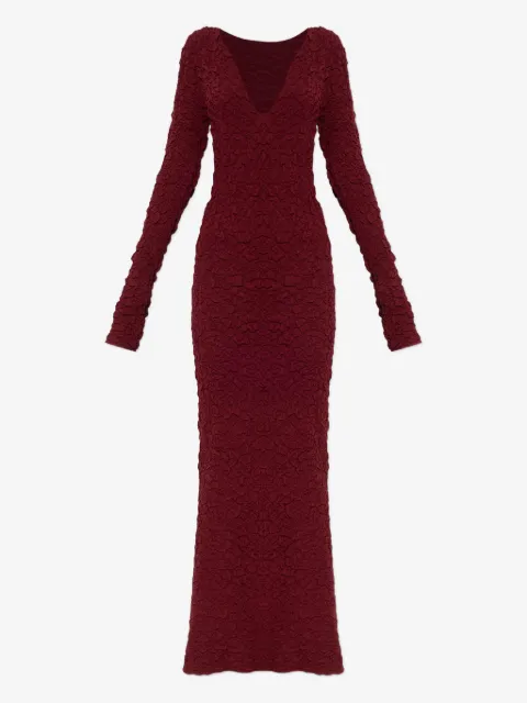 By Malene Birger Venus long sleeve texture dress