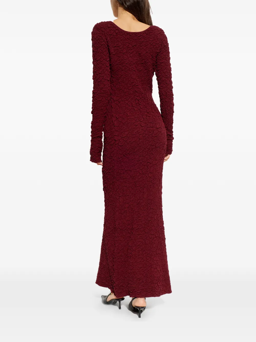 Venus Long Sleeve Texture Dress