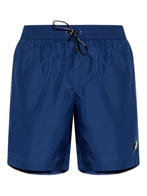 Dolce & Gabbana logo-plaque swim shorts