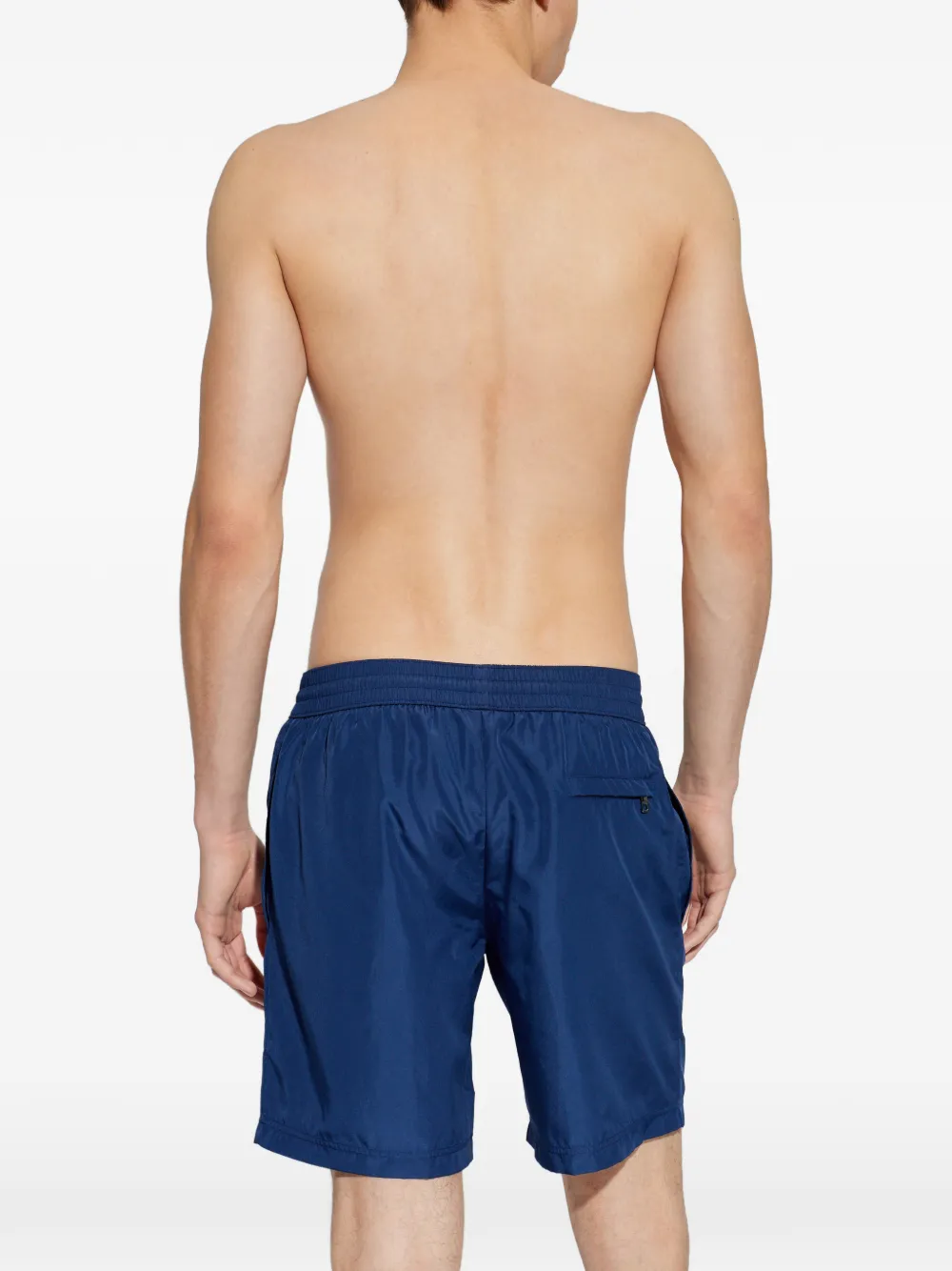 Dolce & Gabbana Zwembroek met logoplakkaat Blauw