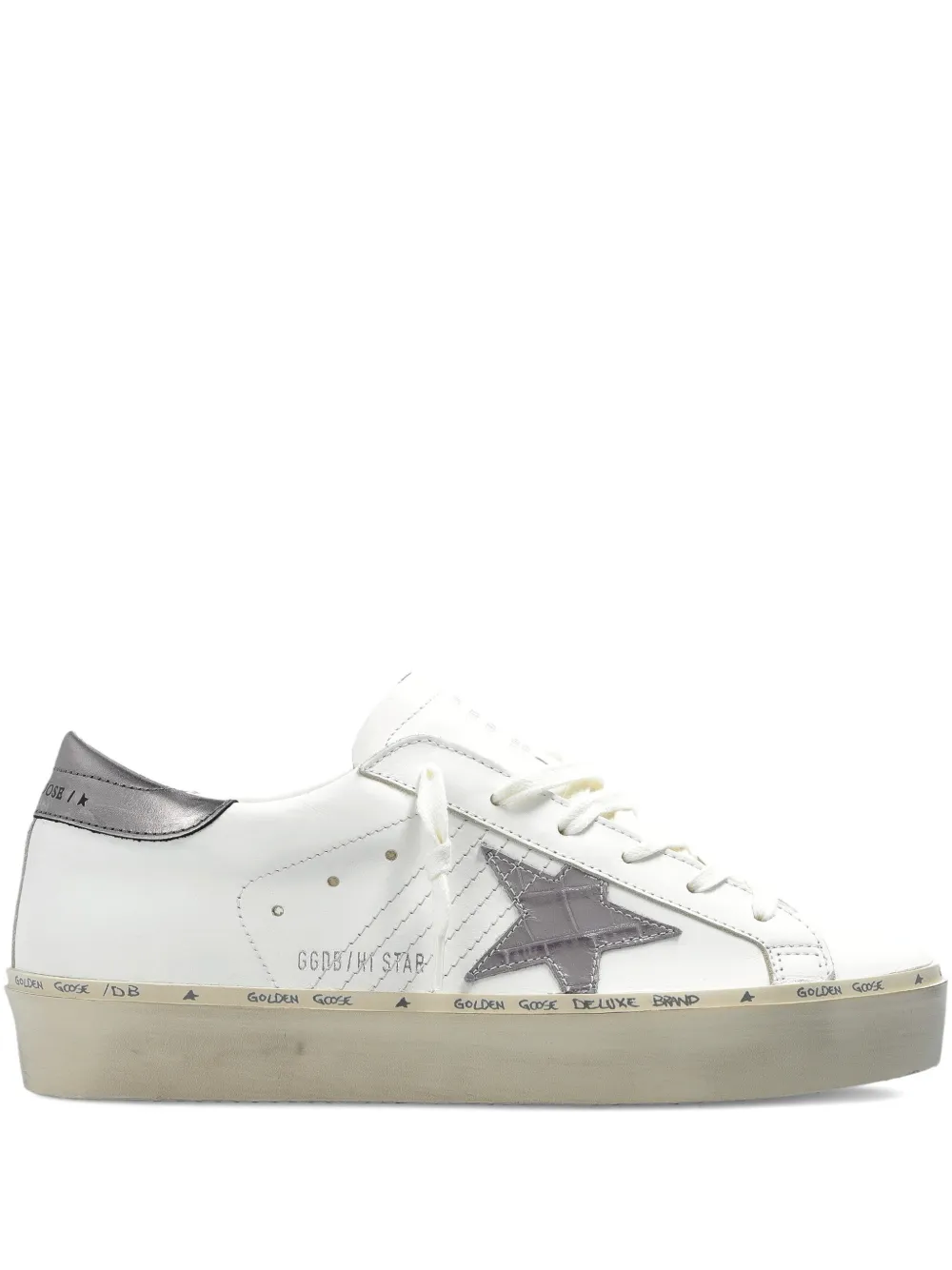 Golden Goose Hi Star leren sneakers Wit