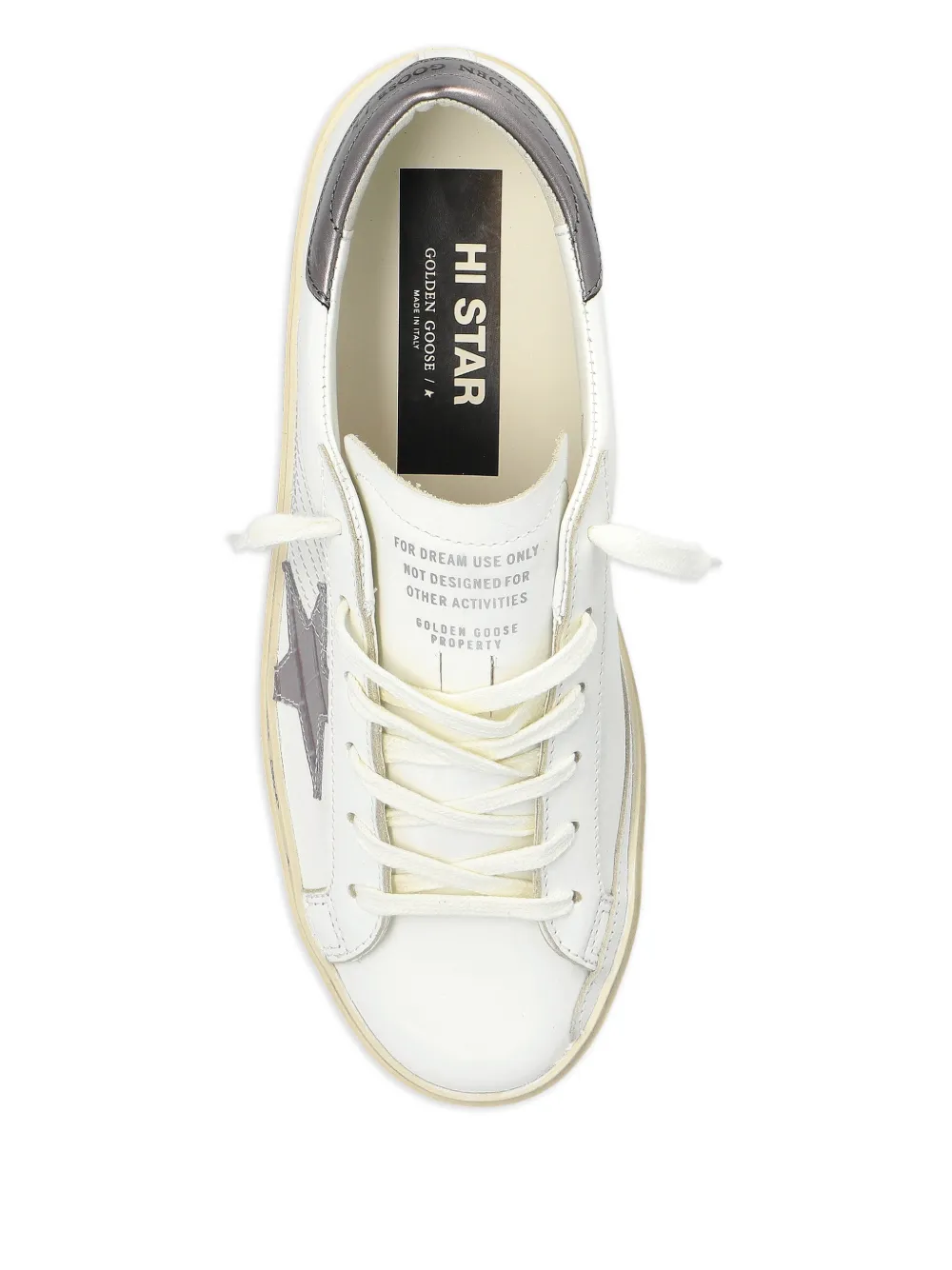 Golden Goose Hi Star leren sneakers Wit