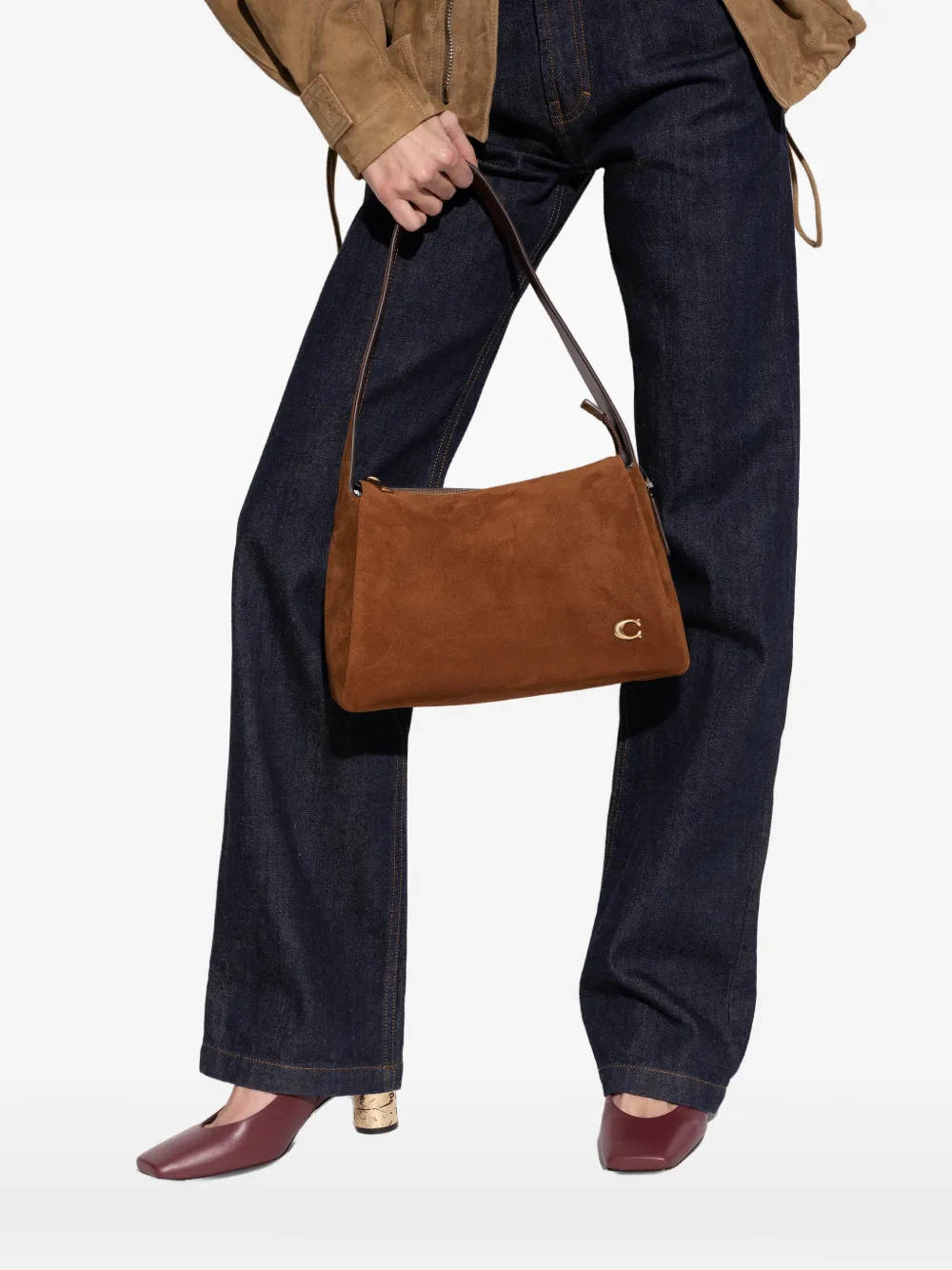 Coach Lola initial logo zip tote bag - Bruin