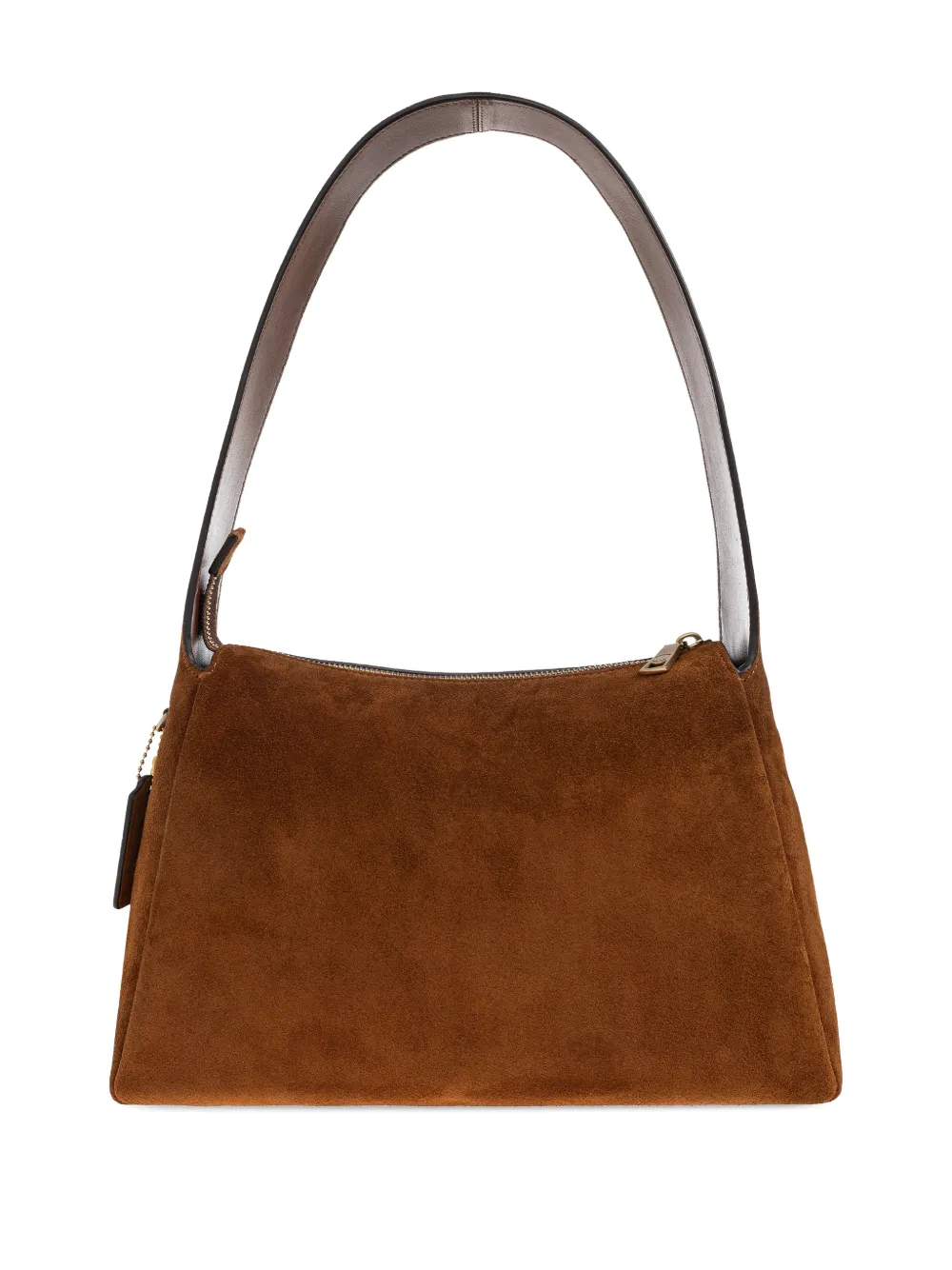  Coach Lola Initial Logo Zip Tote Bag - Brown 