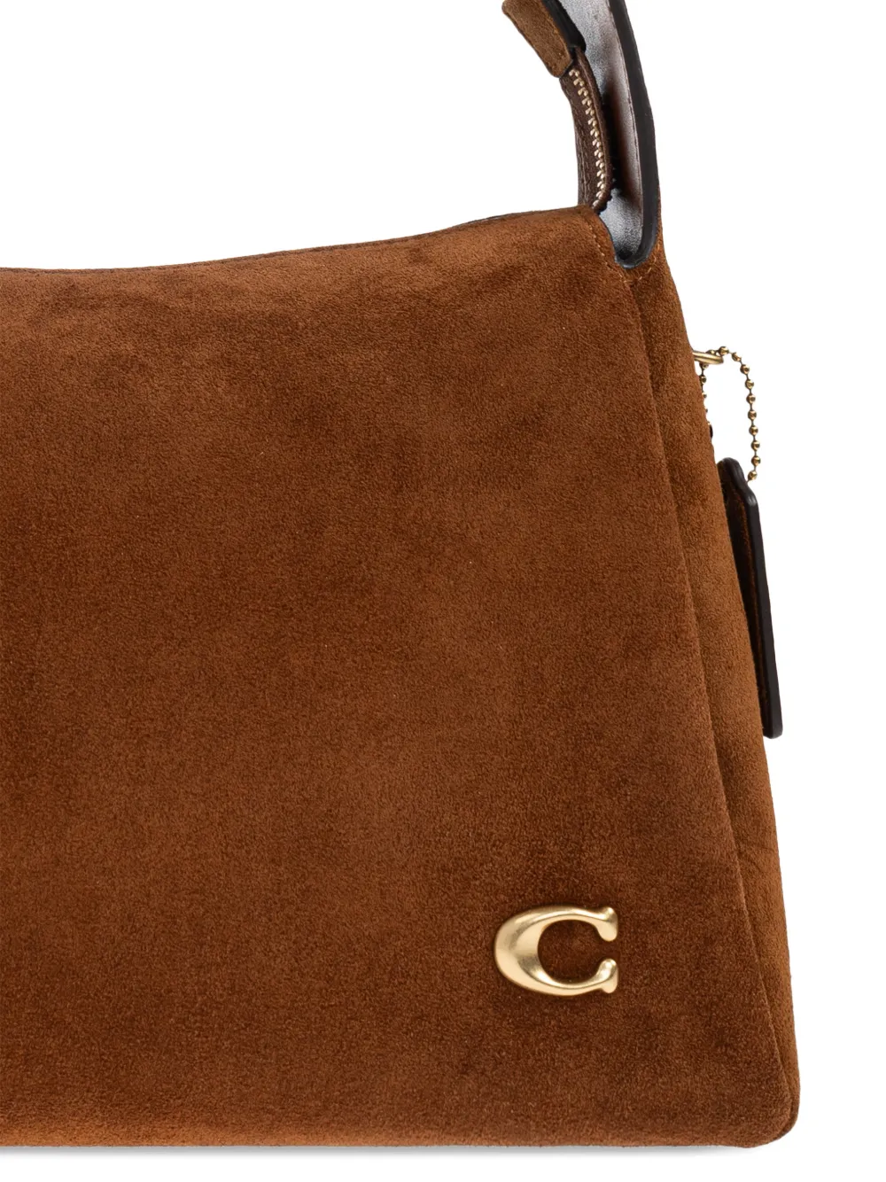 Coach Lola shopper met logo en rits Bruin