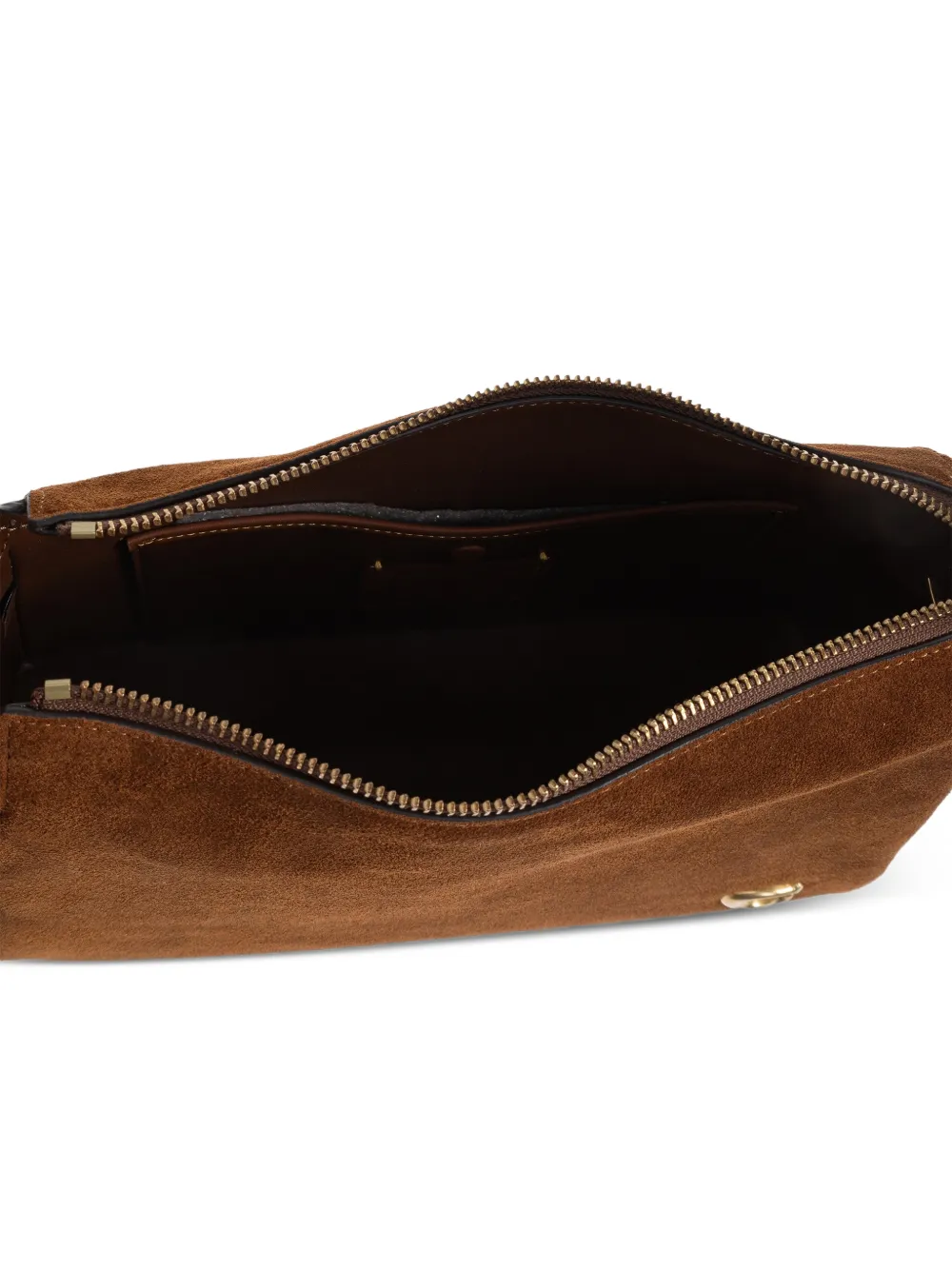 Coach Lola shopper met logo en rits Bruin