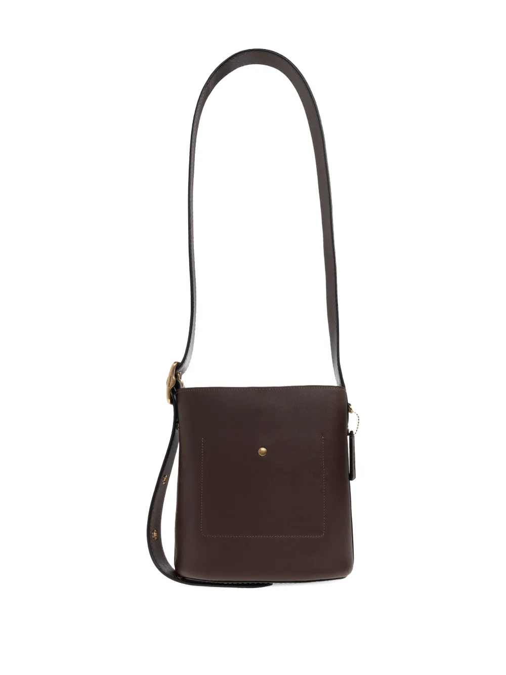Coach Bleecker leren shopper met bandje Bruin