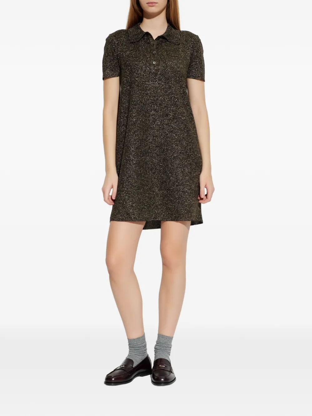 A.P.C. buttoned collared mini dress | Day Dresses | Image 2