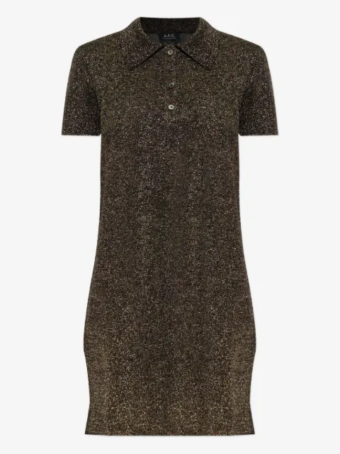 A.P.C. vestido corto con botones