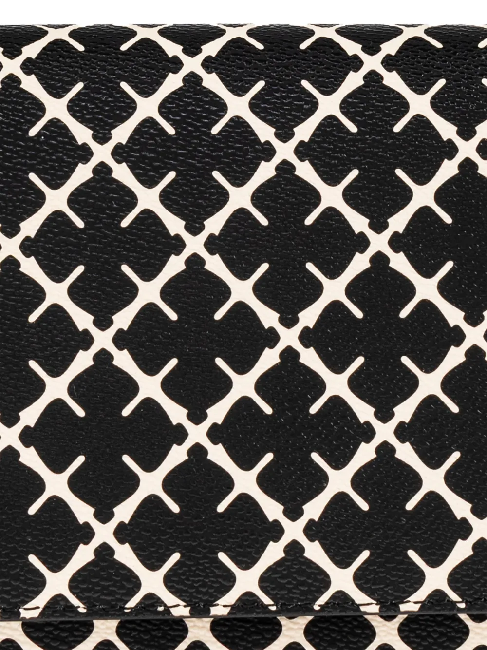 By Malene Birger Tallie kleine schoudertas met geometrische print Zwart