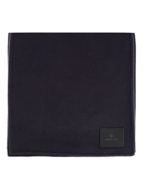 ANINE BING bufanda con parche del logo