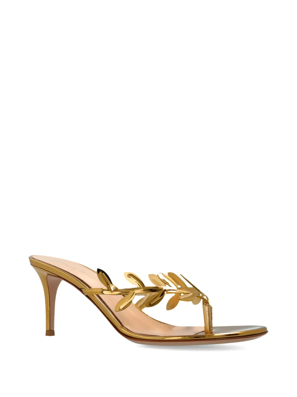 Gianvito Rossi leaf-motif heeled mules | Heeled Mules | Image 2