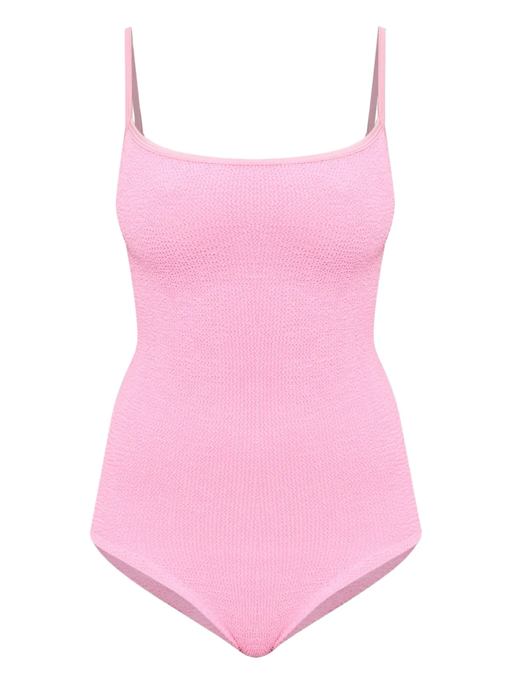 Hunza G Pamela crinkle swimsuit - Rosa
