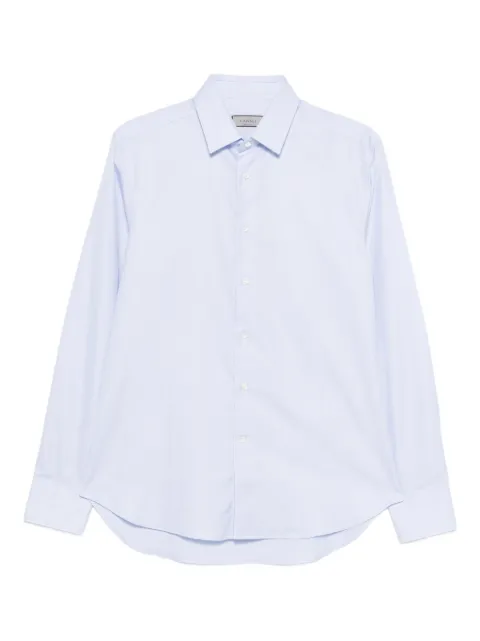 Canali buttoned Oxford shirt