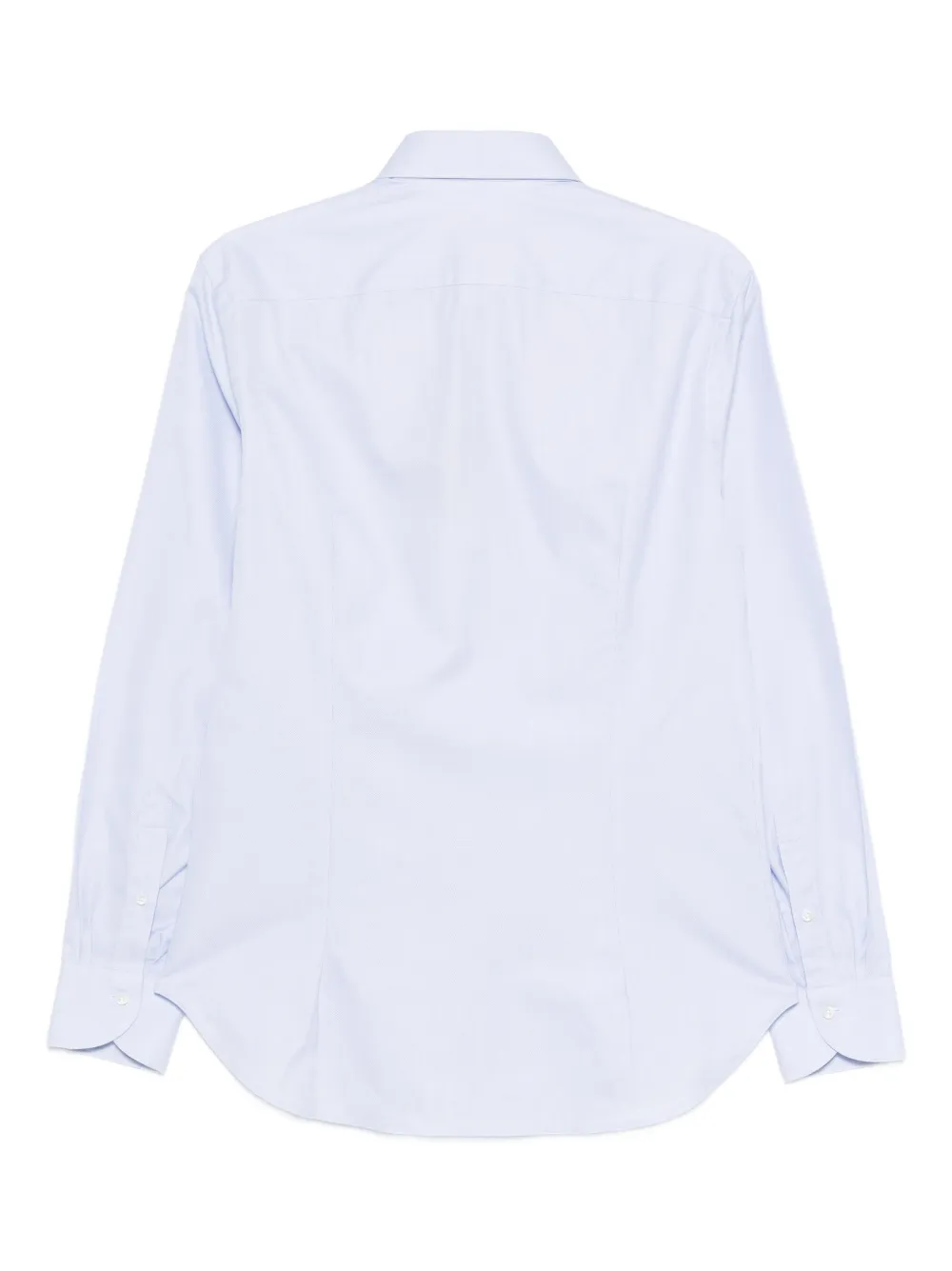 Canali Oxford overhemd met knopen - Blauw