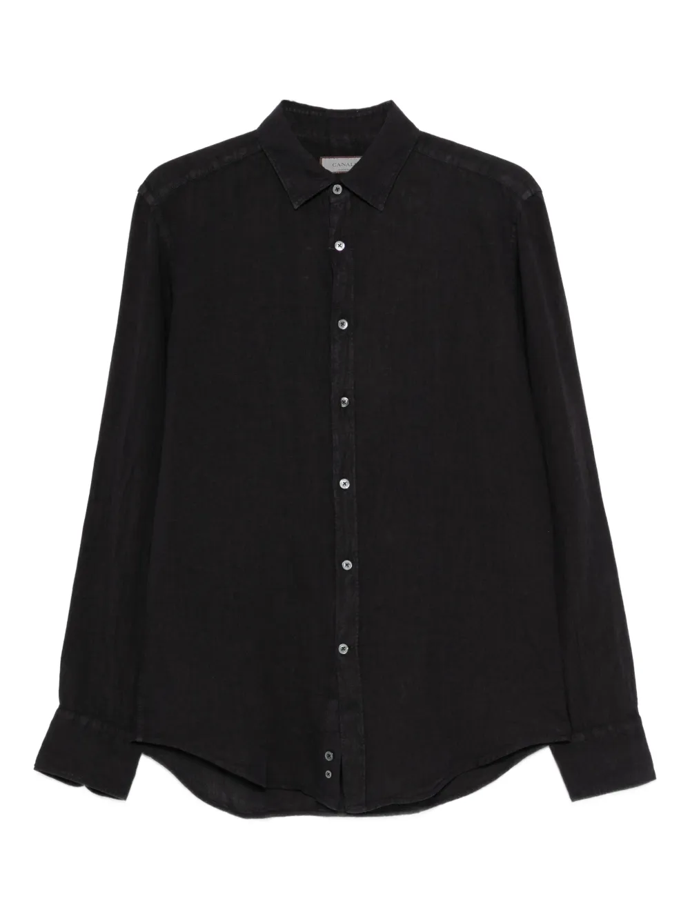 Canali buttoned shirt | Black | Image 1