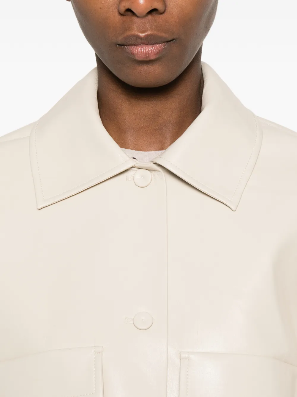 Nanushka Omolara jack Beige