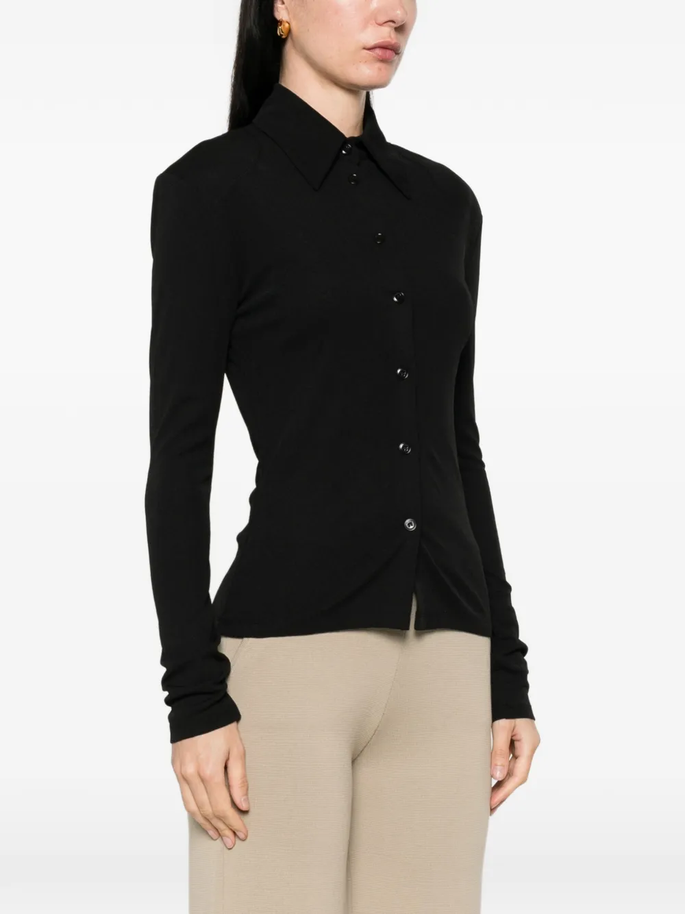 Nanushka Haimi blouse Zwart