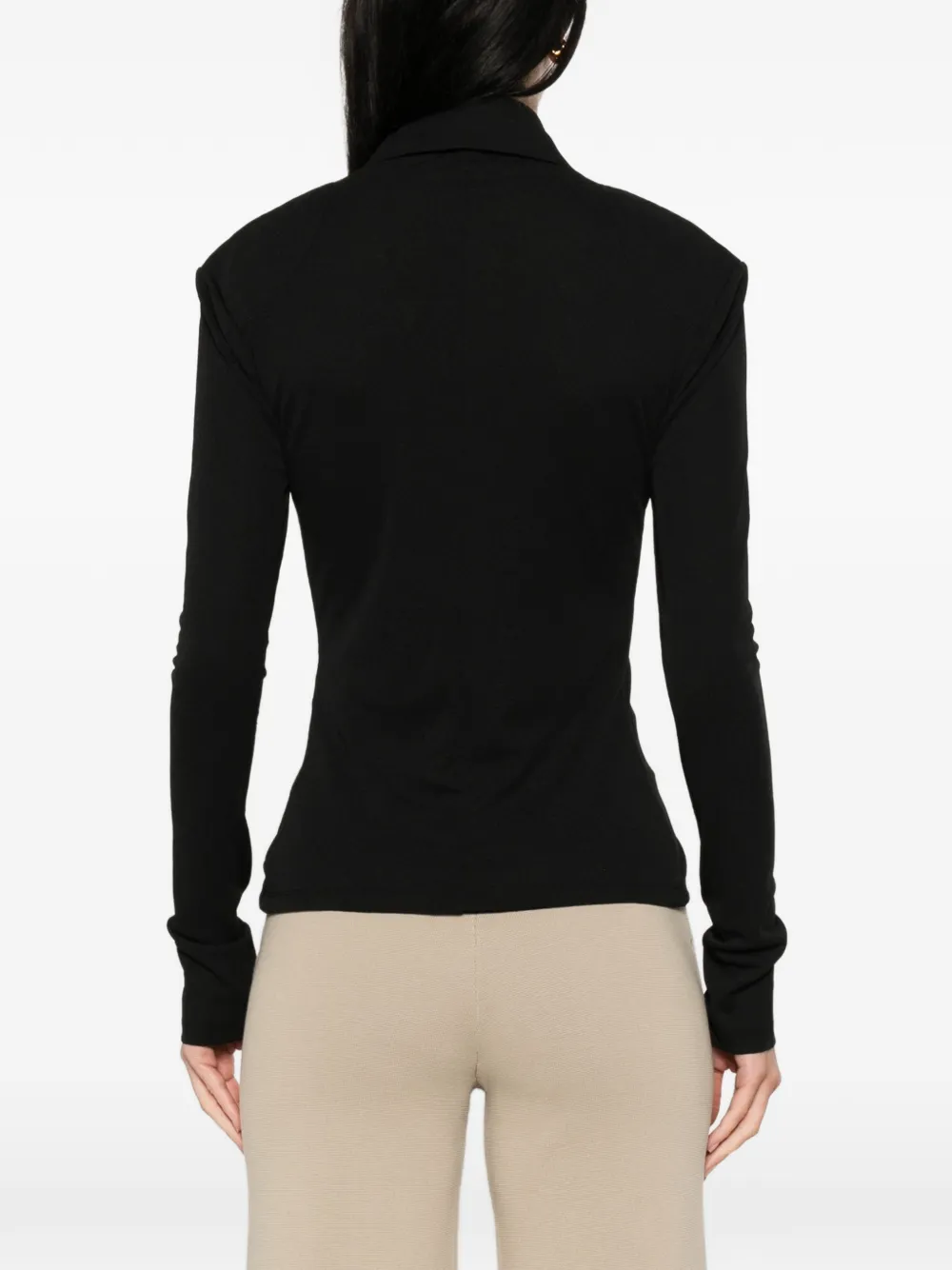 Nanushka Haimi blouse Zwart