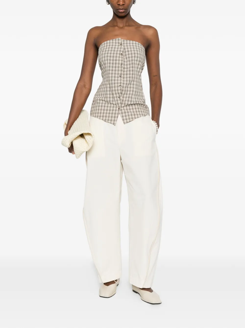  Nanushka Brites Top - Neutrals 