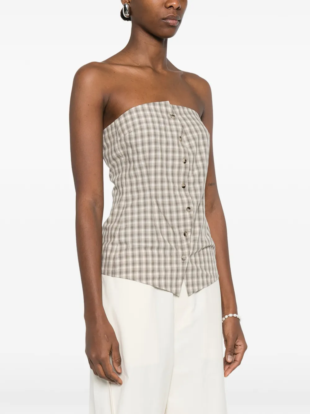  Nanushka Brites Top - Neutrals 