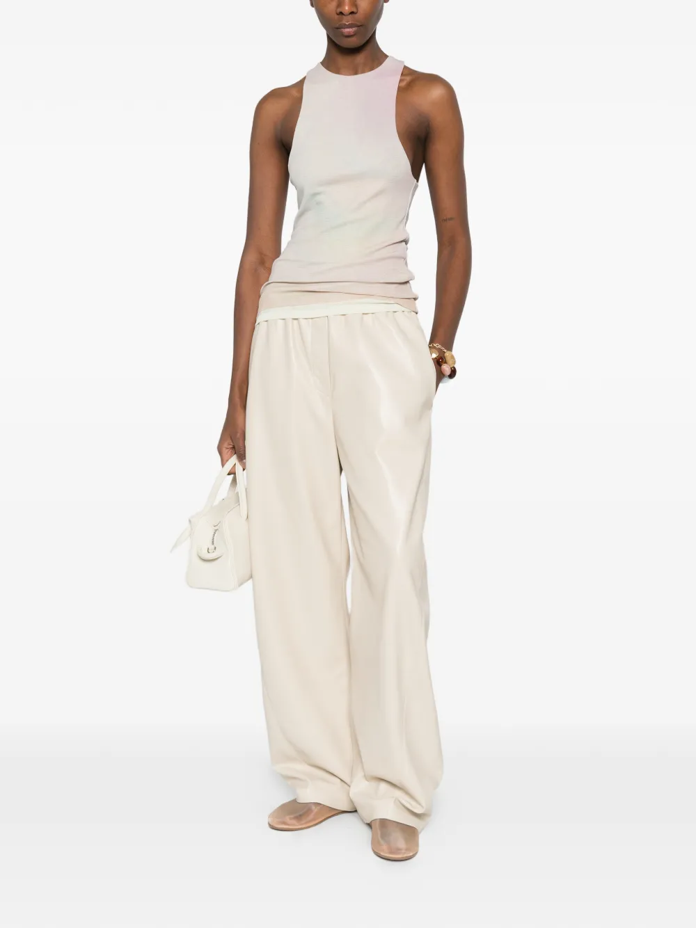  Nanushka Racerback Tank Top - Neutrals 