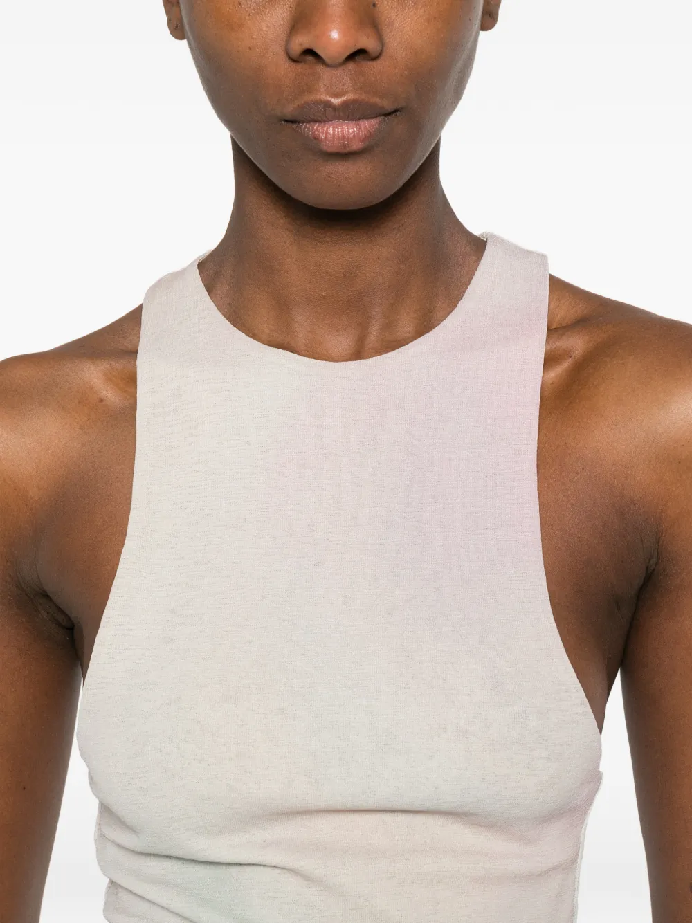 Nanushka Tanktop met racerback Beige