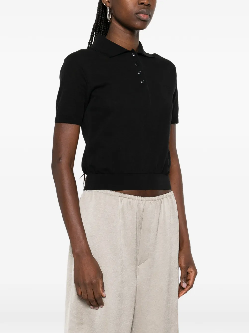 Ceneca Fine-Knitted Polo Shirt
