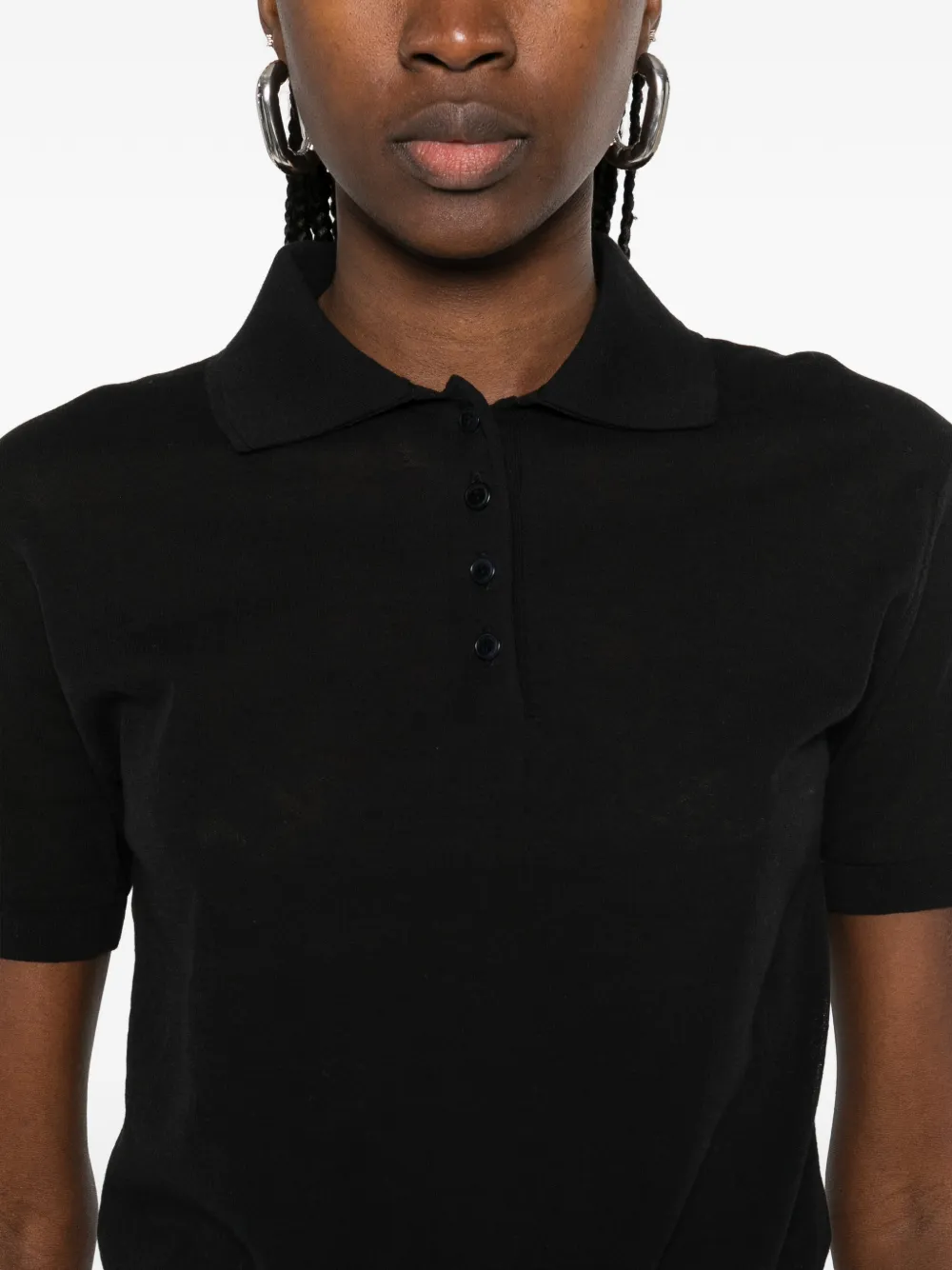 Ceneca Fine-Knitted Polo Shirt