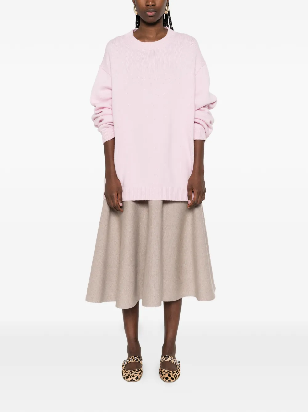 Nanushka Trui met ronde hals Roze