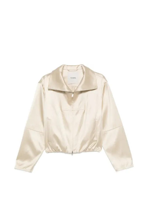 Nanushka boxy funnel neck jacket