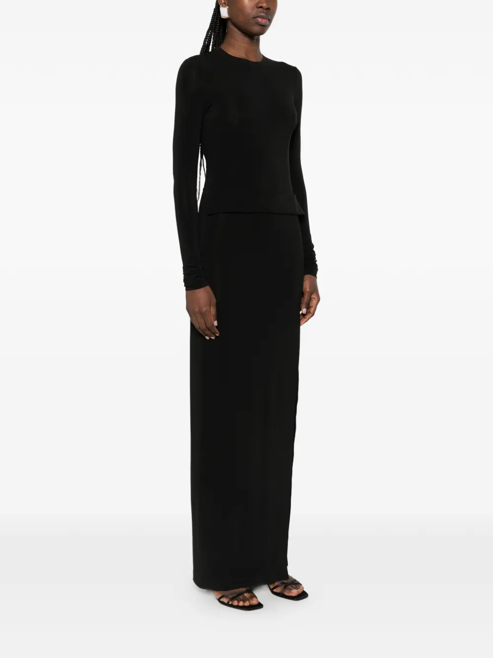 Shada Long-Sleeve Maxi Dress
