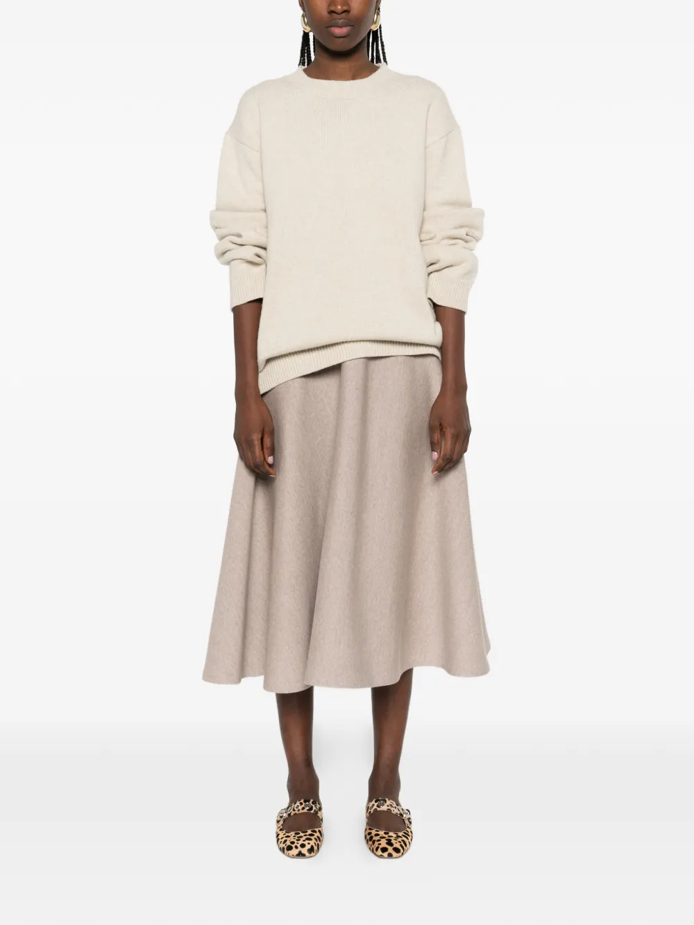  Nanushka Crew-neck Sweater - Neutrals 