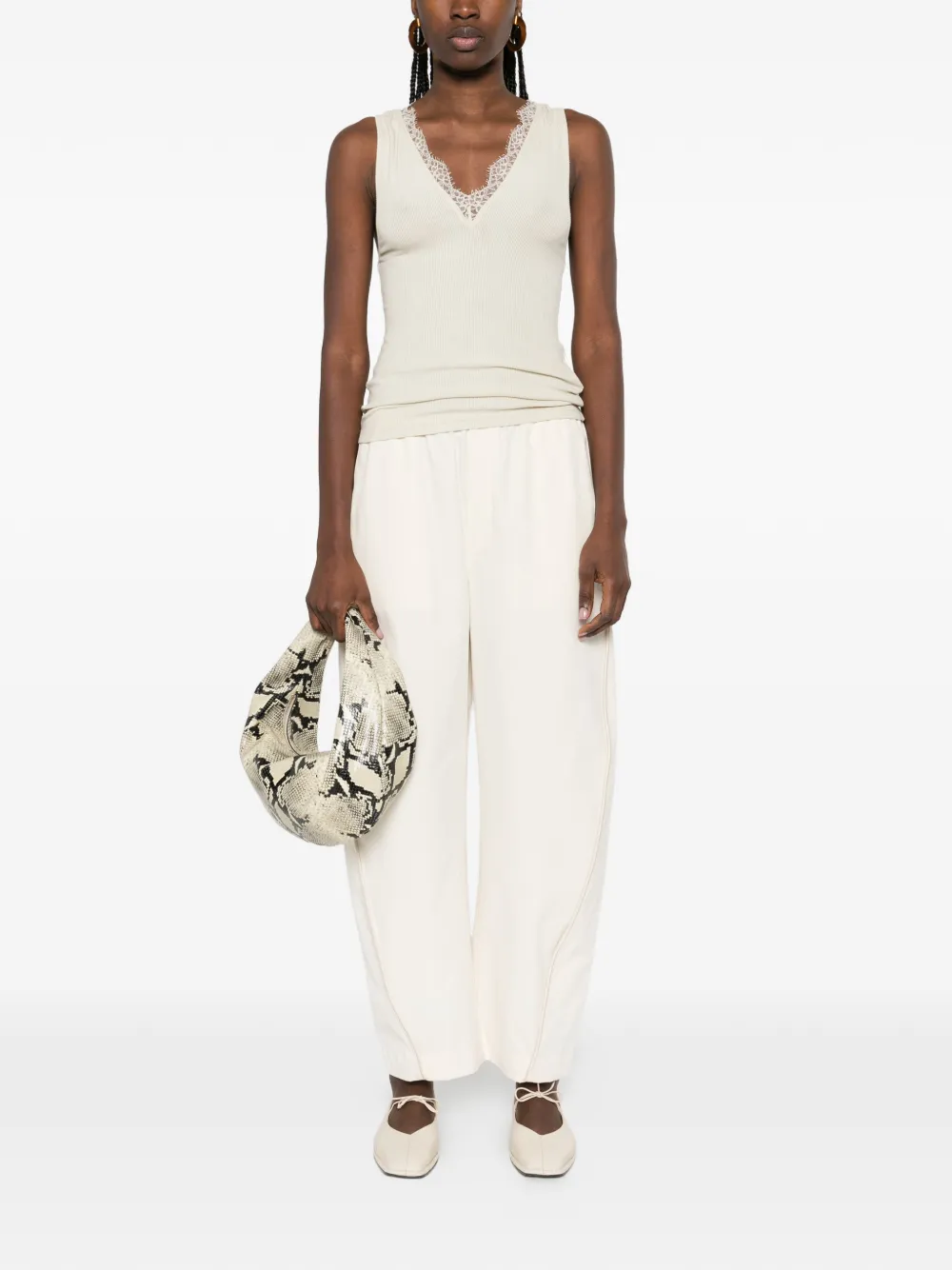  Nanushka Siara V-neck Tank Top - Neutrals 