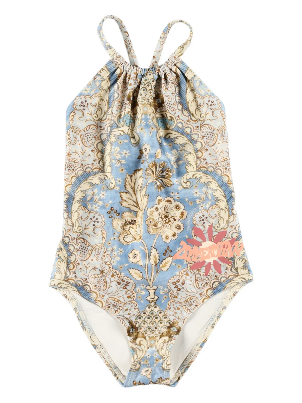 ZIMMERMANN Kids Daylight floral swimsuit - Blu
