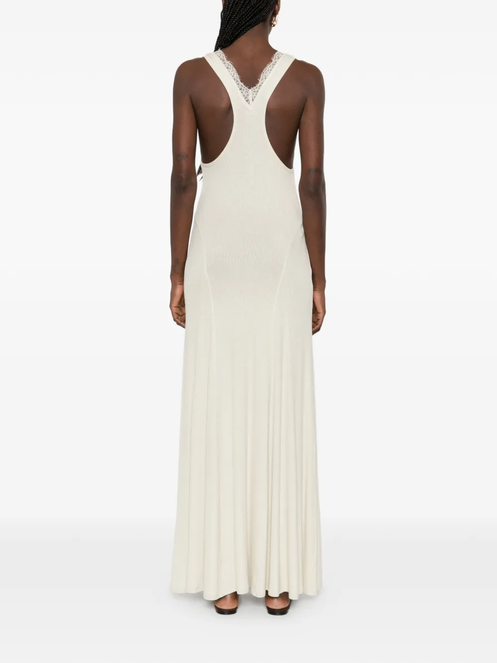 Lace Detail Tank Maxi Dress
