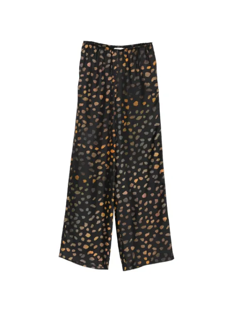Nanushka elasticated waist dotted trousers