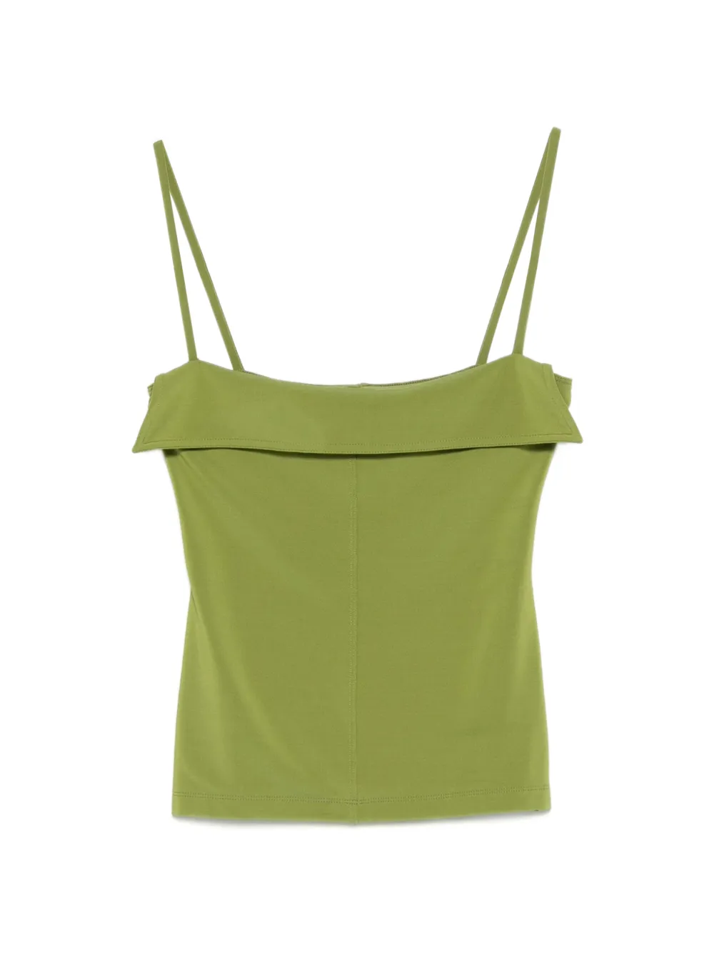 Nanushka Top Marinie con scollo squadrato - Verde