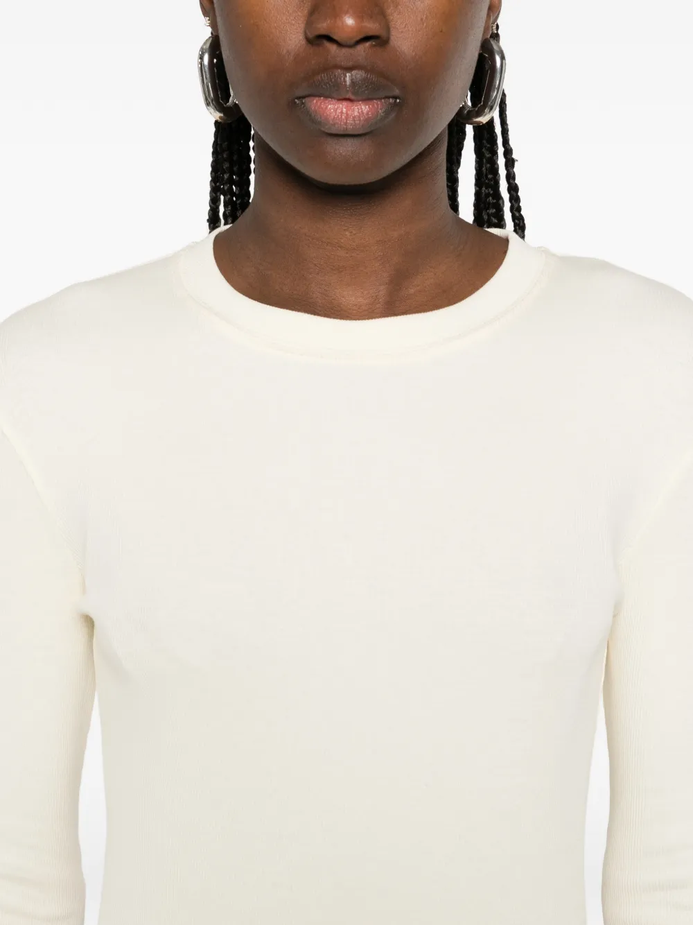 Nanushka T-shirt met lange mouwen Geel