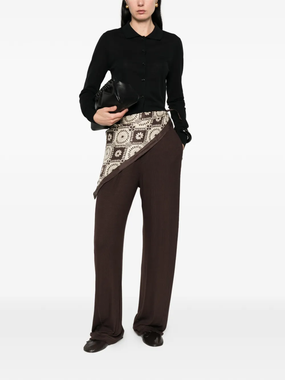 Nanushka Prema blouse Zwart