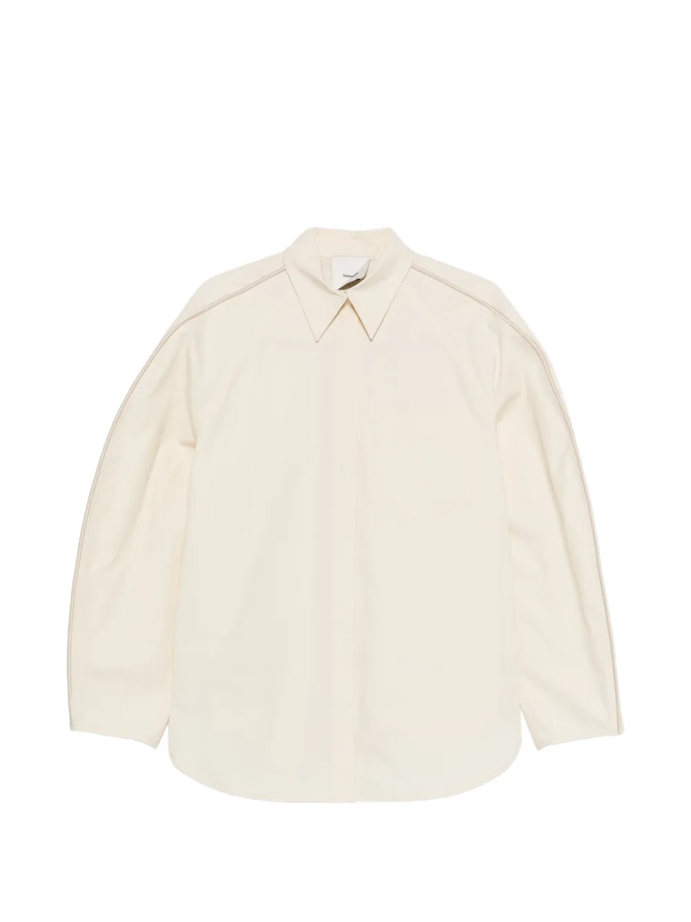 Nanushka Camicia con dettaglio a palloncino - Toni neutri