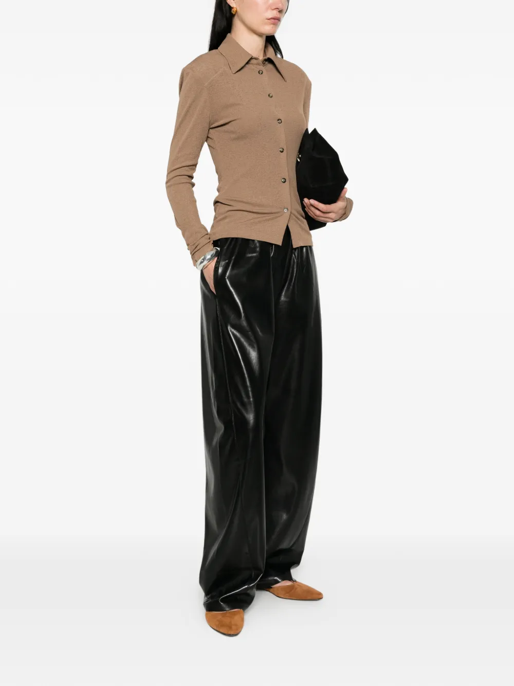  Nanushka Haimi Shirt - Neutrals 