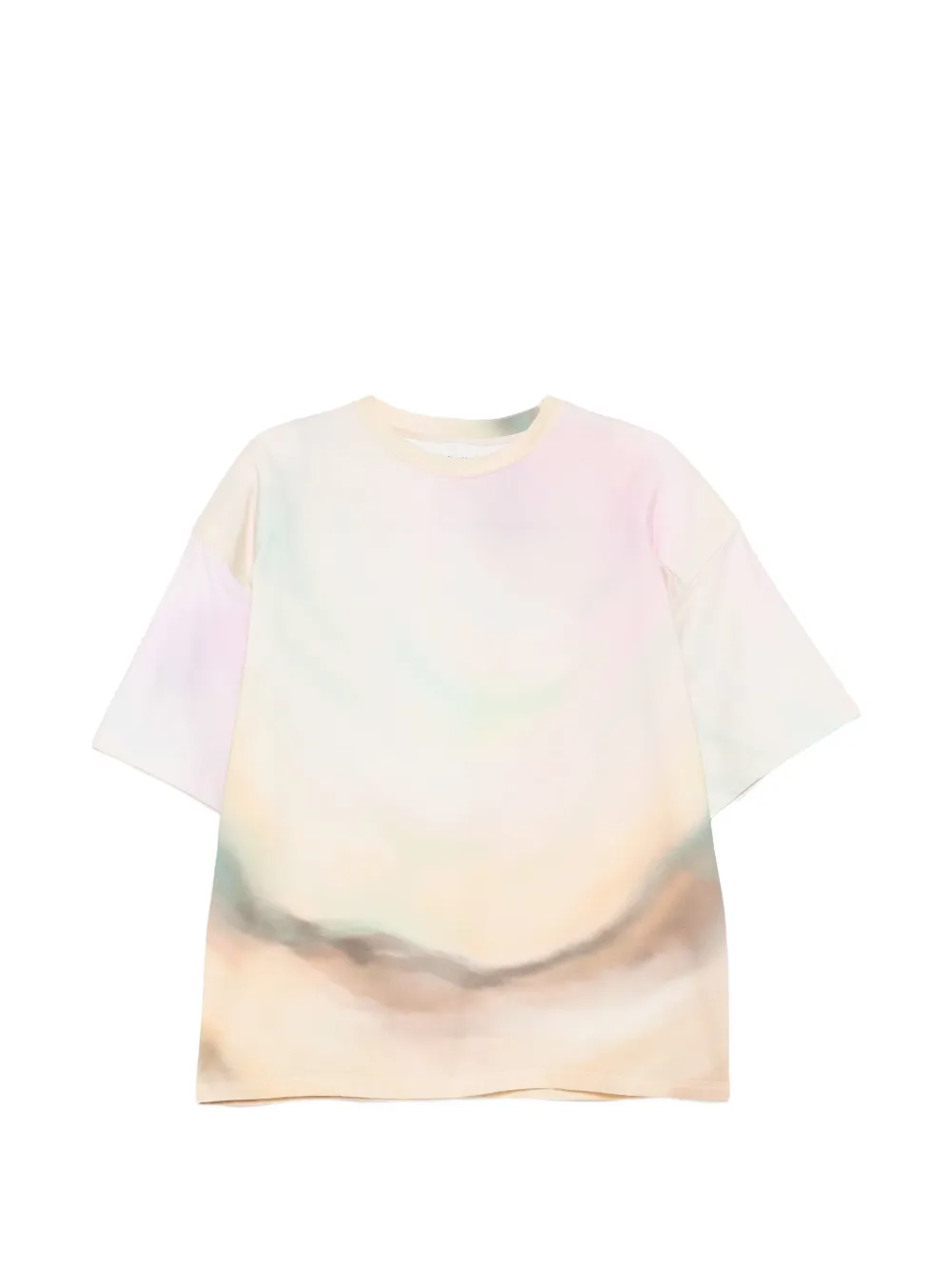 Nanushka T-shirt con spalline - Toni neutri