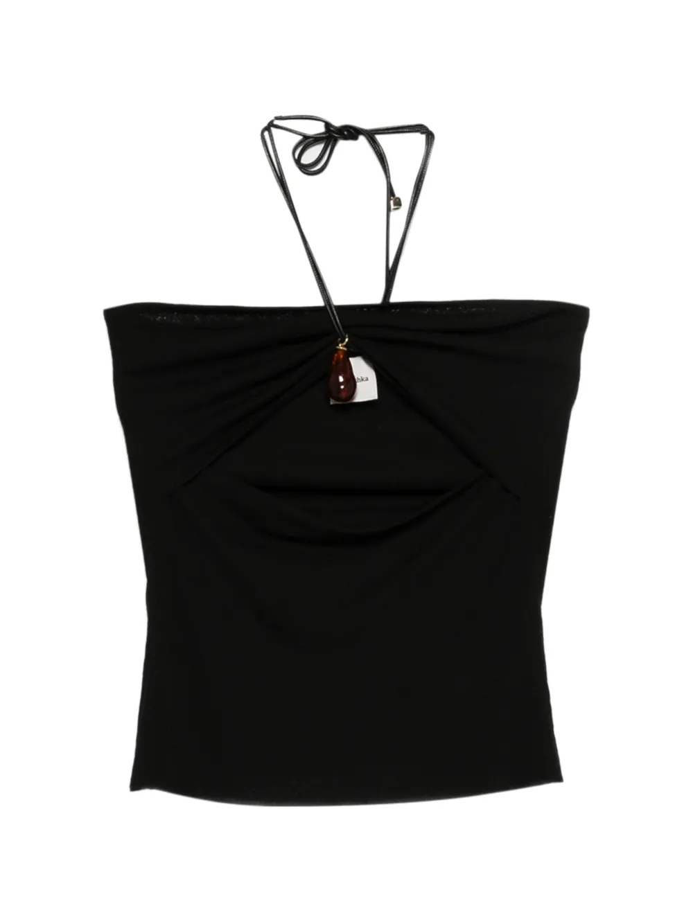 Nanushka Top con dettaglio cut-out - Nero