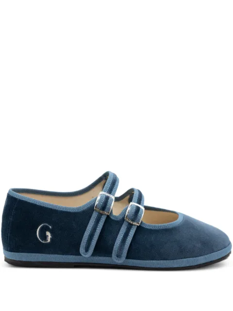 Gondolina  Rialto Mary Jane double-lace ballet flats