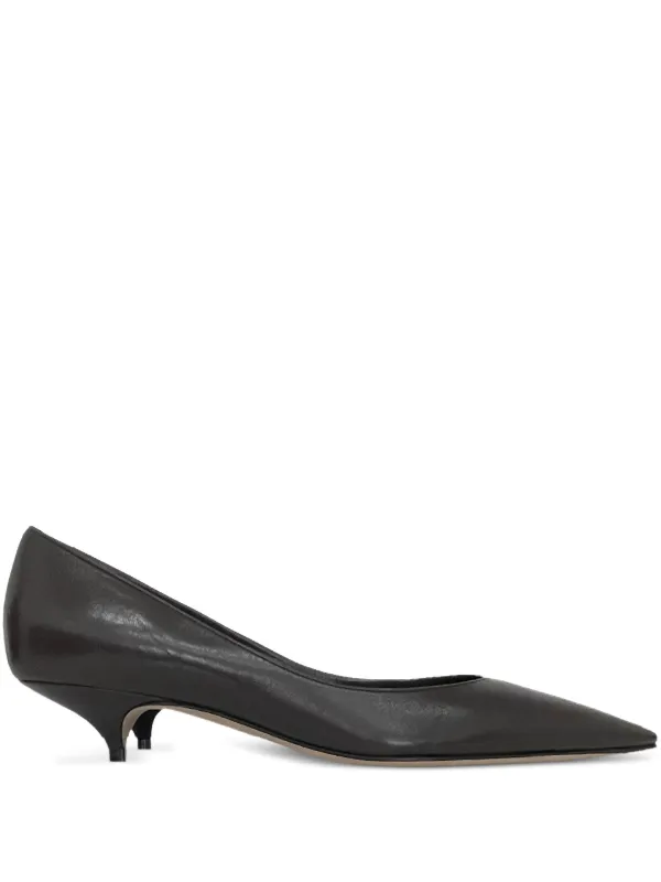 THEROW ザロウ ポインテッドトゥパンプス 37 The Row ポインテッドトゥ パンプス | ブラウン | FARFETCH JP