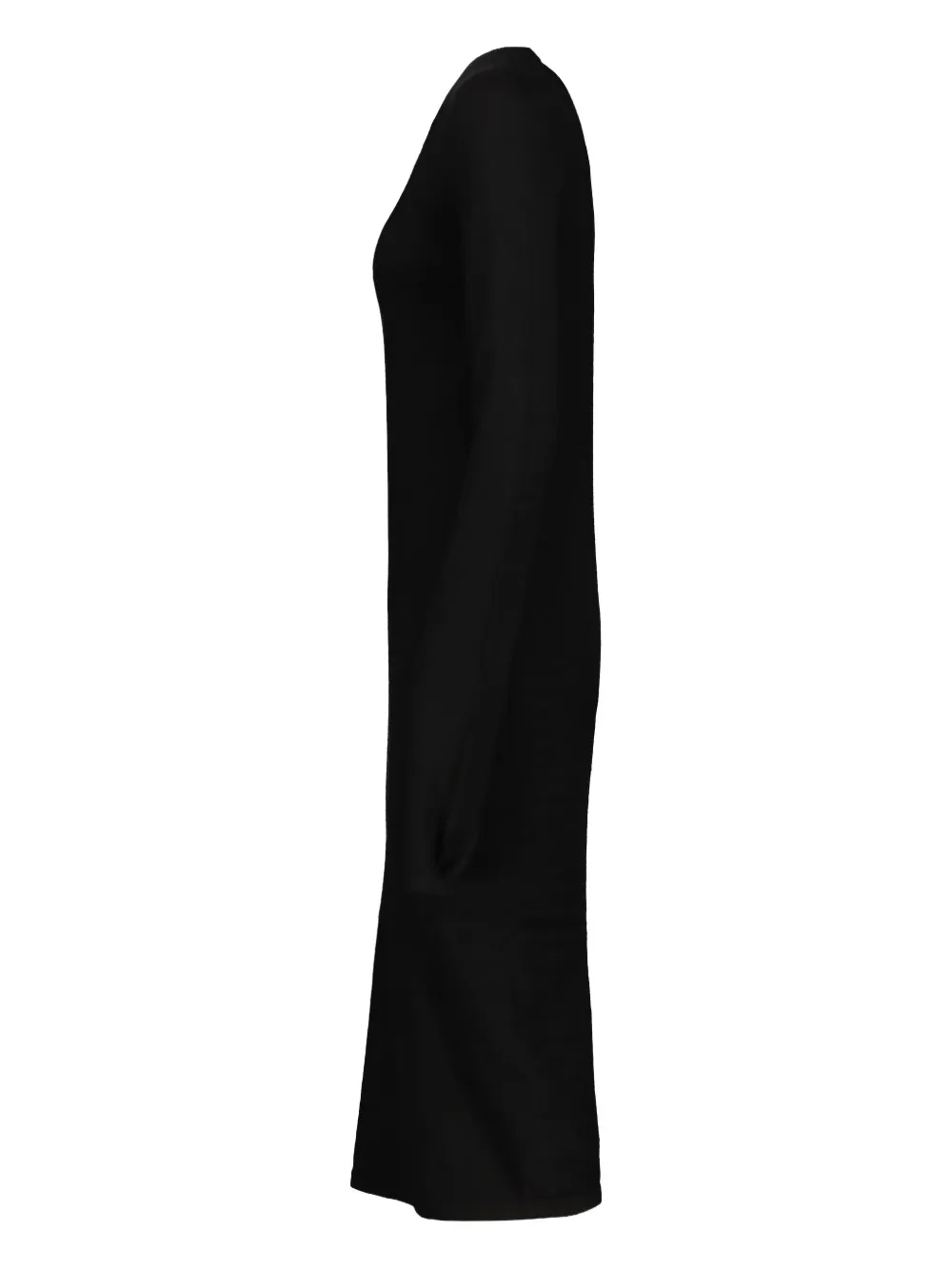 Long-Sleeve Cashmere Mini Dress